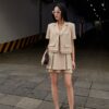 Phong cách cùng áo Blazer suông ngắn ve K